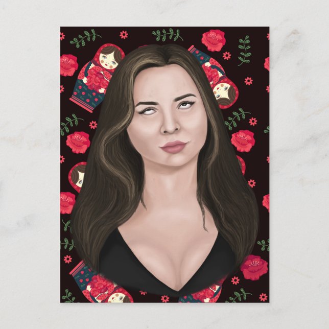 Öga Roll Vykort (Framsida)