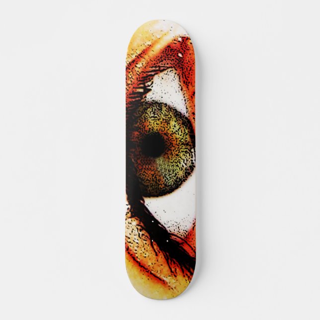 Öga sdcna mini skateboard bräda 18,5 cm (Framsida)