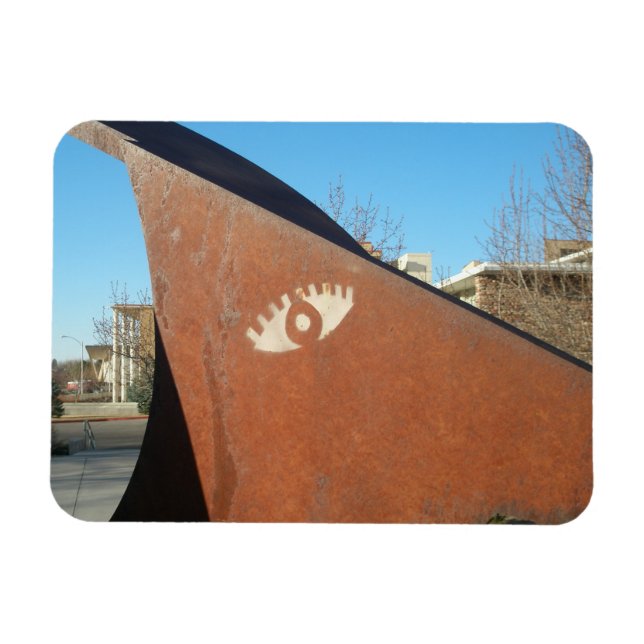 Öga Se din magnet (Horisontell)