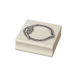 Öga ser dig Rubber Frimärke Stämpel