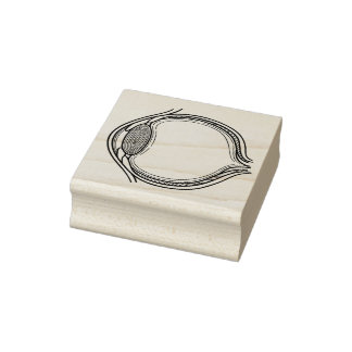 Öga ser dig Rubber Frimärke Stämpel