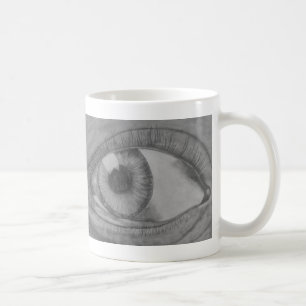Öga ser dig som kaffe Mugg