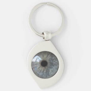 Öga ser Nyckelringen Du Swirl Silverfärgad Nyckelring