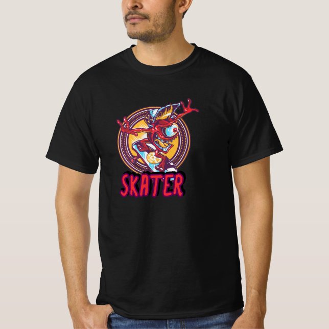 Öga Skater T Shirt (Framsida)