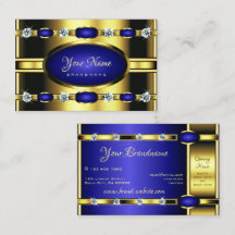 Öga som fångar Golden och Blue med Faux Rhinestone