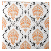 Öga som fångar Victorian Classic mönster orange