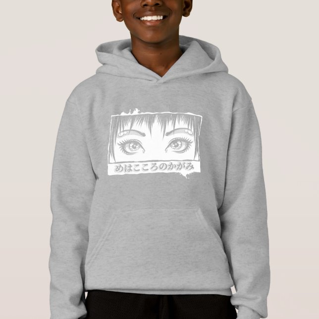 Öga, Soul, Manga Illustration T Shirt (Framsida)