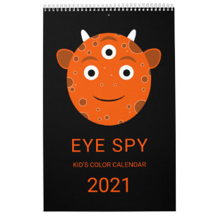 ÖGA SPY Färg Montrar Kalender