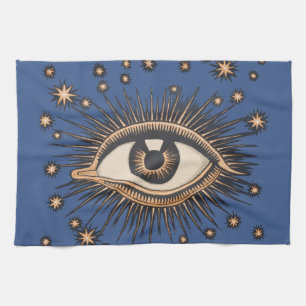 Öga Stars Måne Celestial Nouveau Kökshandduk
