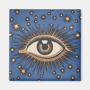 Öga Stars Måne Celestial Nouveau Magnet