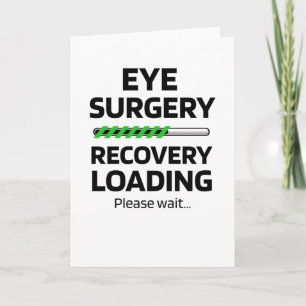 Öga Surgery Recovery Gifts Glaucoma Cataract LASIK Kort