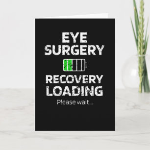 Öga Surgery Recovery Gifts Glaucoma Cataract LASIK Kort