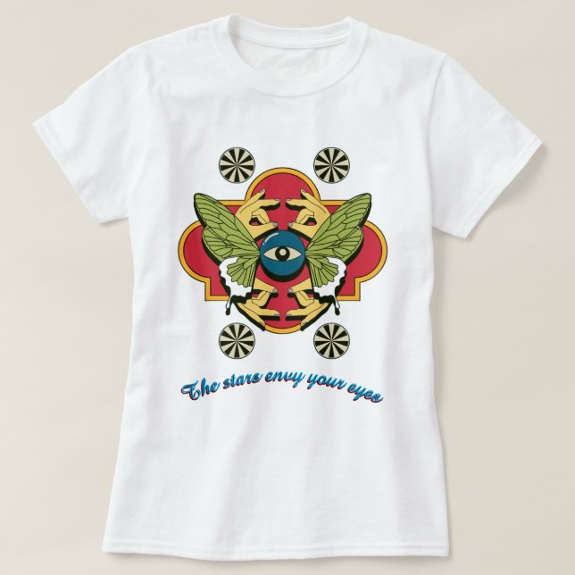 öga t shirt (Design framsida)