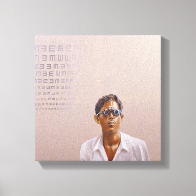 Öga Test 3 Medinipur Indien Canvastryck (Framsida)