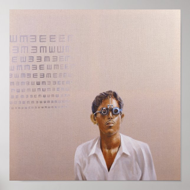 Öga Test 3 Medinipur Indien Poster (Framsidan)