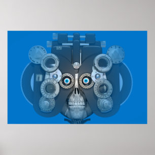 Öga test poster
