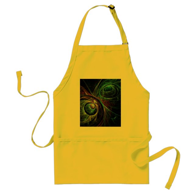 Öga till Öga Abstrakt Art Apron Förkläde (Framsidan)