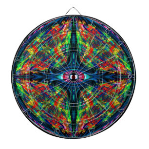 Öga Twisted och Trippy Painting Darttavla