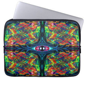 Öga Twisted och Trippy Painting Laptop Fodral