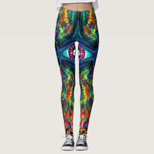 Öga Twisted och Trippy Painting Leggings