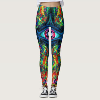 Öga Twisted och Trippy Painting Leggings