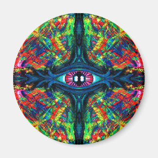 Öga Twisted och Trippy Painting Magnet