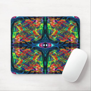 Öga Twisted och Trippy Painting Musmatta