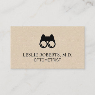 Öga utrustning Optometrist Visitkort