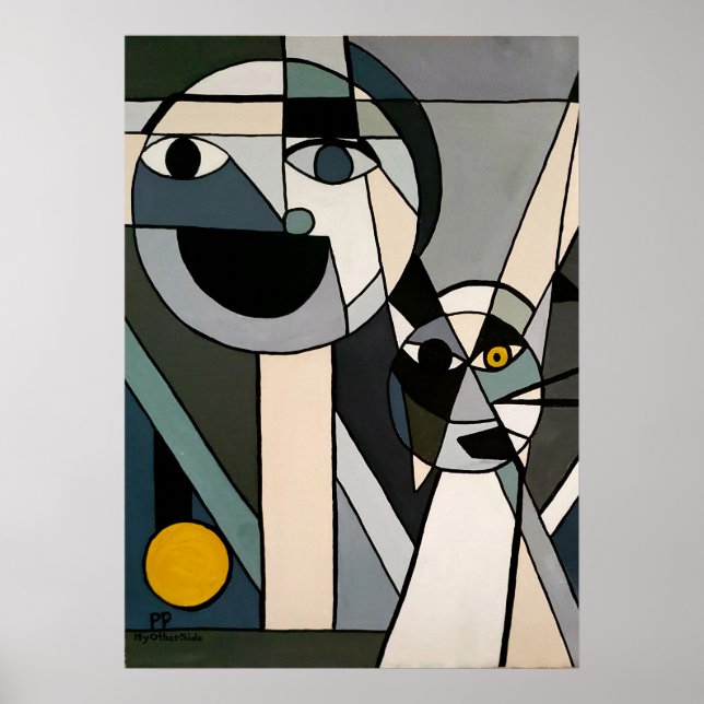 Öga vid Gulten Boll Poster (Framsidan)