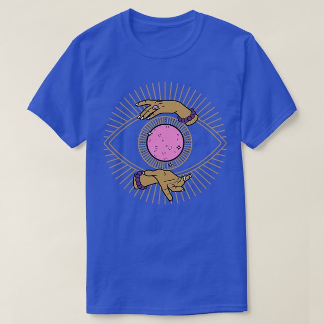 Öga vid Måne T Shirt (Design framsida)