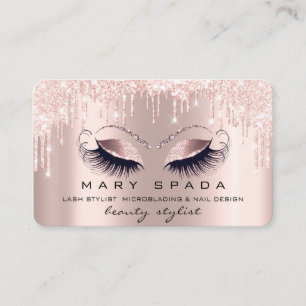 Öga VIP för brunt för ro för Makeupögonbrynsn Visitkort
