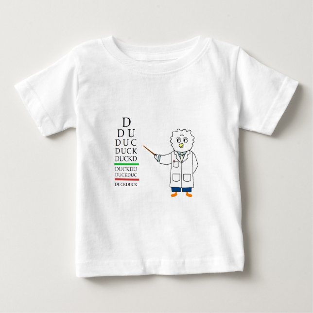 Ögaexamen (optometrikern) tee shirt (Framsida)