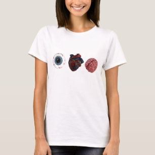 Ögahjärtahjärnor Tee Shirt
