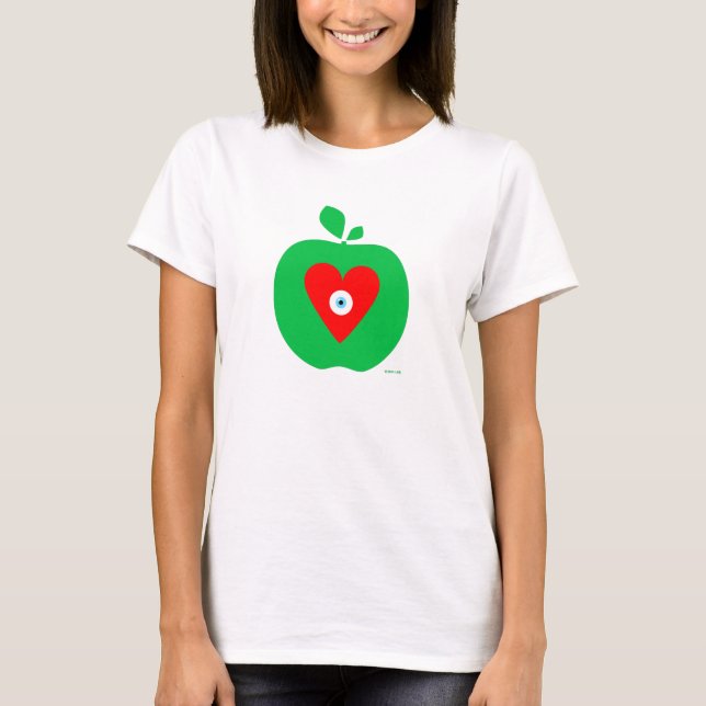 Ögakärlek New York Apple Tee Shirt (Framsida)
