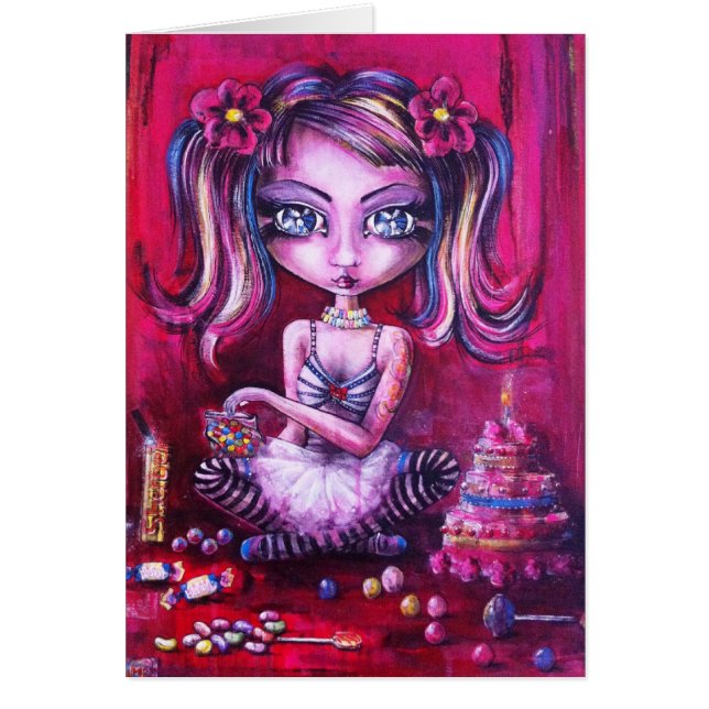 Ögakärleksötsaker Hälsningskort (Framsidan)