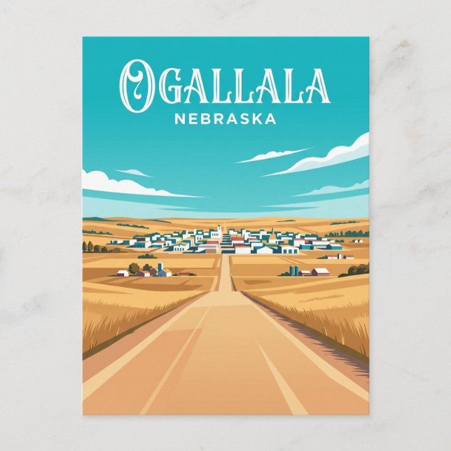 Ogallala USA Vykort (Framsida)