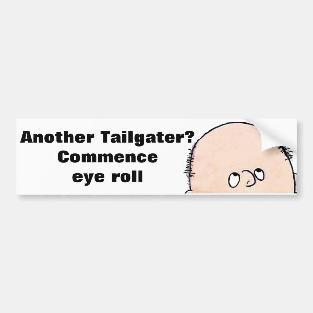 Ögarulle på Tailgaters Bildekal (Framsidan)