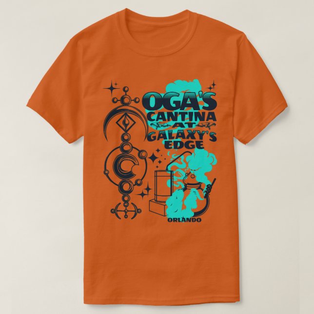 Ogas Cantina Kant vid Galaxy Orlando Flo T Shirt (Design framsida)