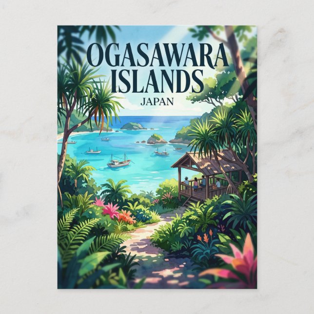 Ogasawaraöarna Japan Vykort (Framsida)