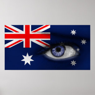 Ögat Australien Poster