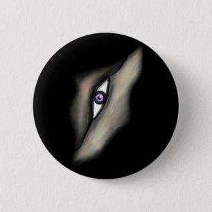 Ögat av resonerar emblem knapp
