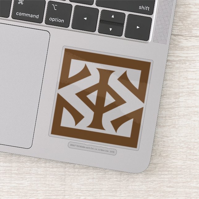 Ögat av Sauron kvadrerar symbolen Klistermärken (Detalj)