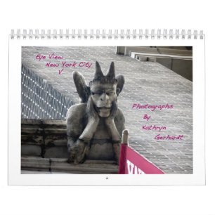 Ögat beskådar kalendern för V New York City Kalender