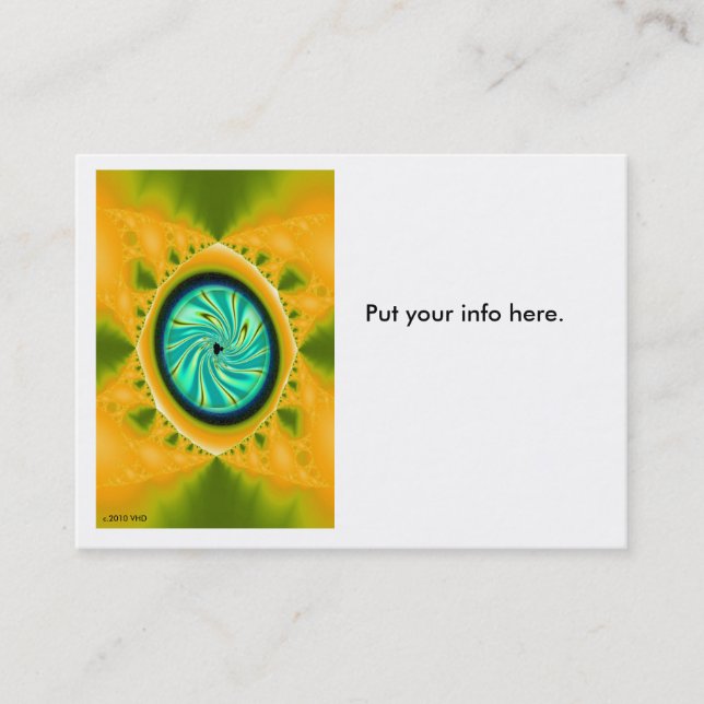 "Ögat". .business-kort Visitkort (Framsida)