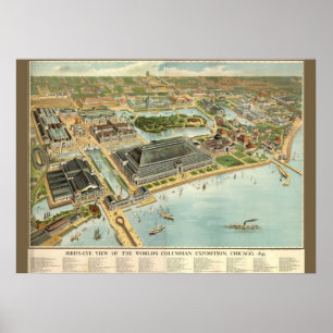 Ögat det i många format/fågelbeskådar den Chicago Poster
