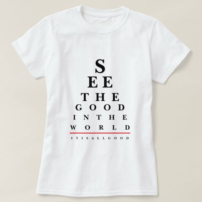 Ögat kartlägger citationsteckenT-tröja Tee (Design framsida)