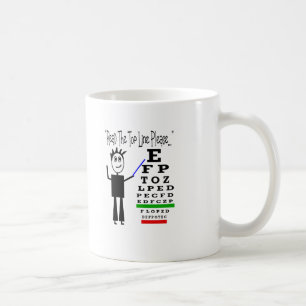 Ögat kartlägger gåvor för ögadoktordesignen kaffemugg