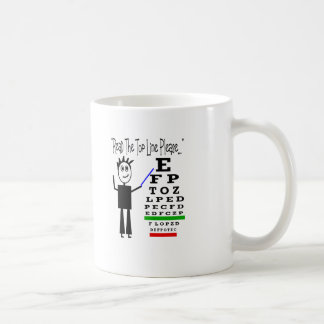 Ögat kartlägger gåvor för ögadoktordesignen kaffemugg