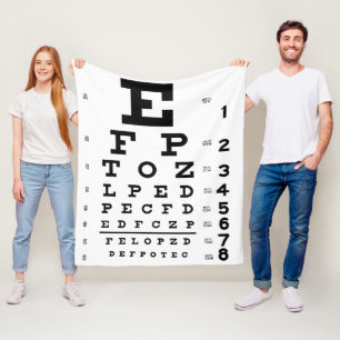 Ögat kartlägger optometrikerfilten fleecefilt