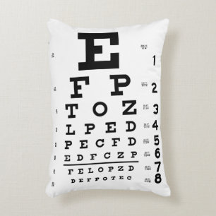 Ögat kartlägger optometrikern som T-tröja kudde